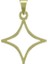 14 Ayar Altın Yıldız Kolye Ucu 1 Gr, KC15464 Kodlu 8