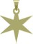 14 Ayar Altın Yıldız Kolye Ucu 1 Gr, KC15507 Kodlu 8