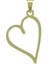 14 Ayar Altın Kalp Kolye Ucu 1 Gr, KC17529 Kodlu 8