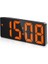 LED Dijital Masa Saati Termometre Alarm Takvimli Mod Ayarlı (Turuncu) 3