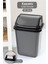 Gri Kapaklı Plastik Çöp Kovası, 20 Litre, Ev, Ofis, Banyo, Mutfak Kullanımına Uygun 1