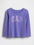 Kız Bebek Mavi Gap Logo T-Shirt 1