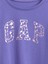Kız Bebek Mavi Gap Logo T-Shirt 2