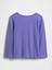Kız Bebek Mavi Gap Logo T-Shirt 3