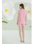 Pembe Bunny Şortlu Pijama Takımı 2