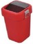 8 Lt Temassız Kırmızı Çöp Kovası, Yeni Nesil, Şık ve Kullanışlı 1
