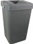 Ofis Için Çift Gözlü, Hassas Kapaklı, 40 Lt Siyah Çöp Kutusu 1