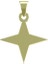 14 Ayar Altın Yıldız Kolye Ucu 1 Gr, KC15508 Kodlu 8