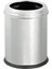 Gri Paslanmaz Çemberli Ofis ve Mutfak Çöp Kovası, Şık ve Dayanıklı Tasarım 1