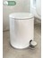 6 Litre Pedallı Klozet ve Mutfak Çöp Kovası, Beyaz ve Gri Renkli, Şık ve Pratik Kullanım 2