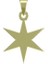 14 Ayar Altın Yıldız Kolye Ucu 1 Gr, KC15356 Kodlu 8