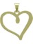 14 Ayar Altın Kalp Kolye Ucu 1 Gr, KC17497 Kodlu 8