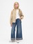 Kız Çocuk Mavi Low Rise Easy Wide-Leg Baggy Jean 1