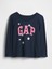 Kız Bebek Lacivert Gap Logo T-Shirt 1