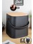 Ahşap Görünümlü 4lt Siyah Tezgah Üstü Çöp Kovası, Akıllı Kapak ve Saplı 1
