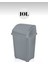 10 Litre Antrasit Gri Çöp Kovası, Şık ve Dayanıklı Ergonomik Tasarım 1