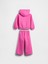 Kız Bebek Pembe Vintagesoft Sweatshirt Outfit Set 2
