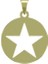 14 Ayar Altın Yıldız Kolye Ucu 1 Gr, KC15404 Kodlu 8