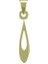 14 Ayar Altın Gözyaşı Damlası Kolye Ucu 1 Gr, KC12559 Kodlu 8