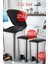 Gri Pedallı Çöp Kovası Seti, 3'lü, 10-15-25 Litre Seçenekleri 1