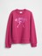Kız Çocuk Pembe Gap Logo Sweatshirt 1