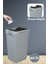 Gri 40 Lt Çöp Kovası, Hassas Kapaklı, Pratik Kullanım 2