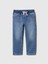 Erkek Bebek Mavi Slim Knit Denim Pantolon 1
