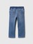 Erkek Bebek Mavi Slim Knit Denim Pantolon 3