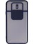 Samsung Galaxy J7 Pro / J730 Kılıf Palm Buzlu Kamera Sürgülü Silikon - Lacivert - 12253-6875 1