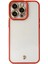 iPhone 13 Pro Max Kılıf Liva Lens Silikon - Kırmızı - 13148-9409 2