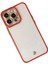 iPhone 13 Pro Max Kılıf Liva Lens Silikon - Kırmızı - 13148-9409 3