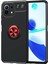 Xiaomi Mi 11 Lite Kılıf Range Yüzüklü Silikon - Siyah-Kırmızı - 13645-4419 1