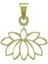 14 Ayar Altın Çiçek Kolye Ucu 1 Gr, KC14642 Kodlu 8