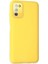 Samsung Galaxy A03S Kılıf Lansman Glass Kapak - Sarı - 16678-3354 2
