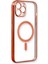 iPhone 12 Pro Kılıf Magneticsafe Lazer Silikon - Kırmızı - 14998-4336 2