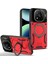 Xiaomi Redmi Note 14 Pro Plus Kılıf Joy Lens Standlı Kapak - Kırmızı - 18948-6674 1