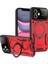 iPhone 11 Kılıf Joy Lens Standlı Kapak - Kırmızı - 13984-4415 1