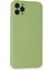 iPhone 11 Pro Max Kılıf Nano Içi Kadife Silikon- Yeşil - 16932-6596 3
