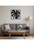 Monstera Bitki Desenli Dekoratif Tablolar - 15799-3021 4