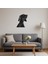 Sevimli Köpek Yüzü Mdf Dekoratif Tablo - 17294-7105 4
