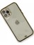 iPhone 12 Pro Kılıf Liva Taşlı Silikon - Siyah - 11495-8794 3