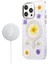 iPhone 15 Pro Flower Magsafe Kapak - Mor - 14047-9627 2