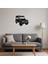 Modern Jeep Illüstrasyonlu Mdf Duvar Tablosu - 13518-9828 4
