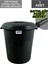 70 Litre Siyah Kapaklı Çok Amaçlı Çöp Kovası, Hediye Poşetli 1