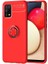 Galaxy A02S Kılıf Scks Ravel Silikon Kapak-Kırmızı 1
