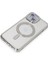 iPhone 15 Kılıf Joke Simli Magneticsafe Kılıf - Gümüş - 18475-2669 3
