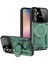 Samsung Galaxy S24 Fe Kılıf Joy Lens Standlı Kapak - Koyu Yeşil - 12373-8799 1
