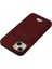 iPhone 14 Plus Kılıf Kelvin Kartvizitli Silikon - Bordo - 13166-6226 4