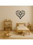 Kalp ve Aşk Temalı Mdf Dekor - 15516-9246 3