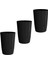 Şık Siyah 3'lü Kova Seti, Banyo, Ofis ve Mutfak Için Uygun 1